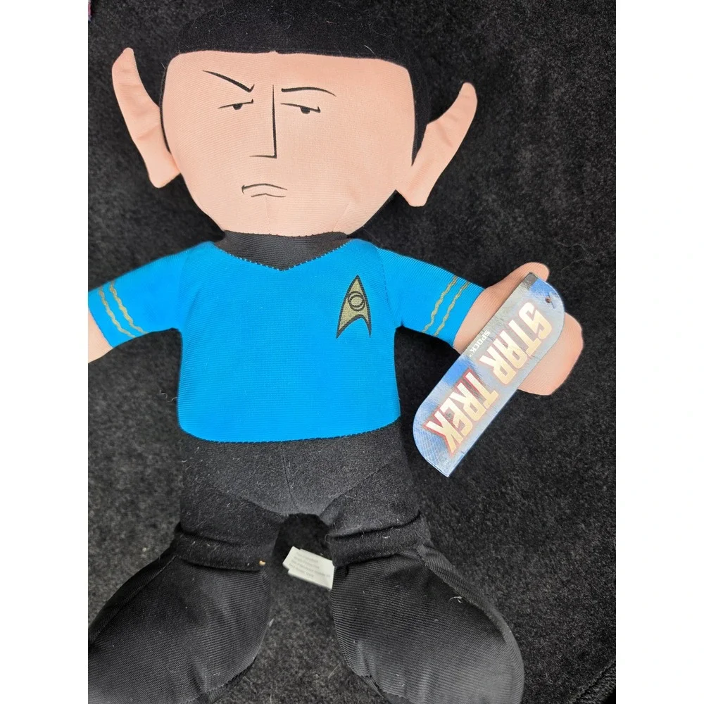 Star Trek Spock Plush Figure Blue Uniform Vulcan Science Officer New With Tags